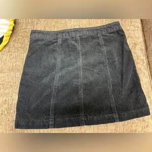 Forever 21 Black Corduroy Mini Skirt